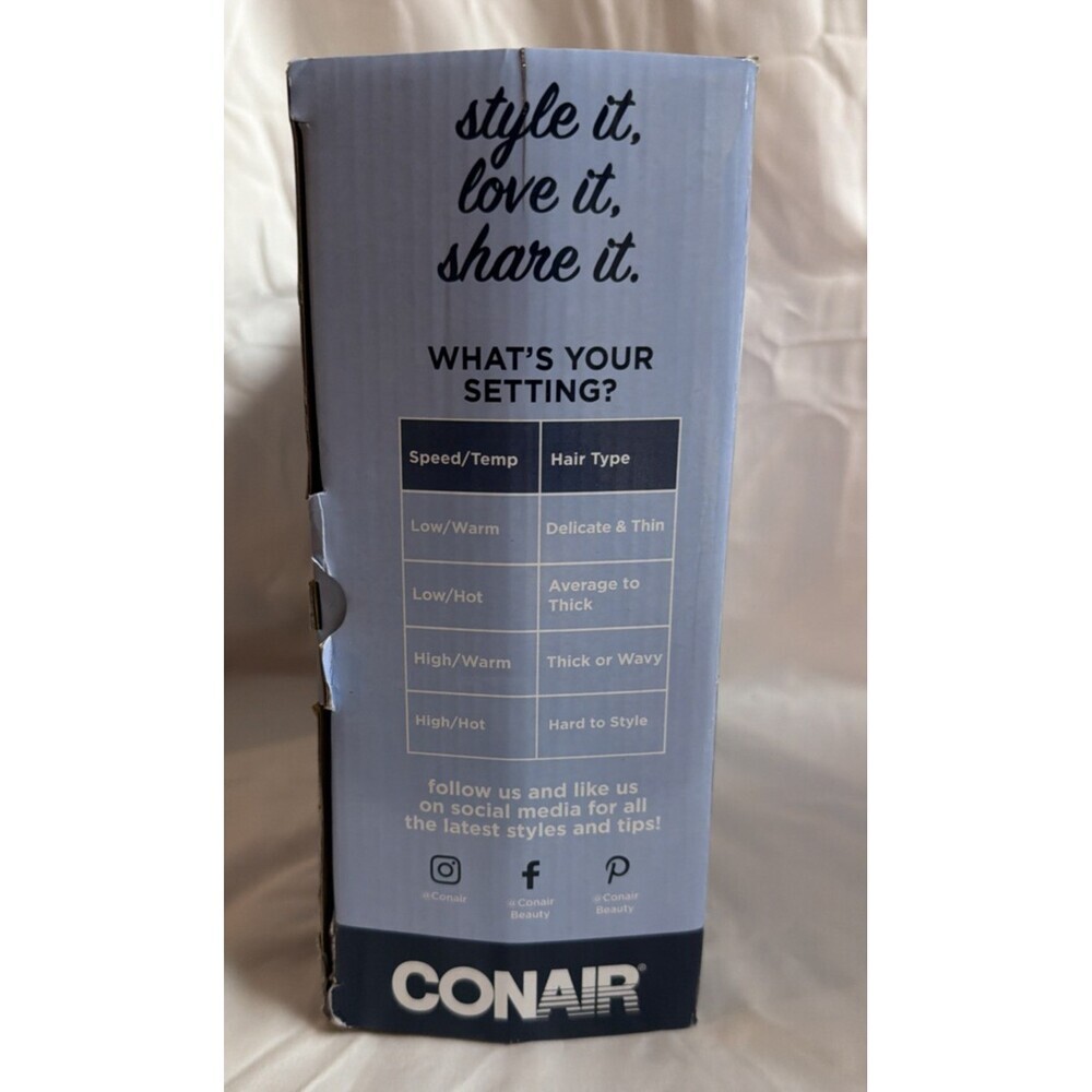 Conair Cord Keeper Blow Dryer, 1875 watt RETRACTABLE CORD, Ionic Technology READ - Picture 4 of 4